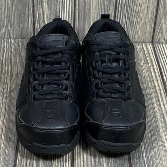 Reebok Jorie Unisex Composite Toe Safety Shoes Sneakers Leather Black W6.5 M4.5 - Picture 2 of 7